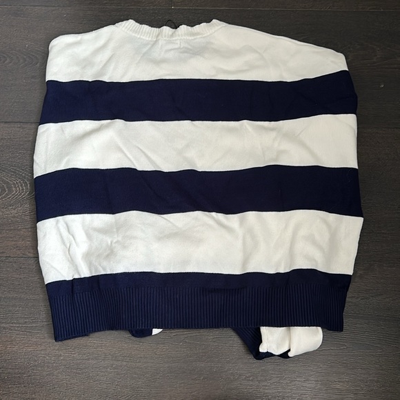 GARAGE SWEATER. BLUE AND WHITE STRIPES. SIZE XS. - Picture 3 of 4